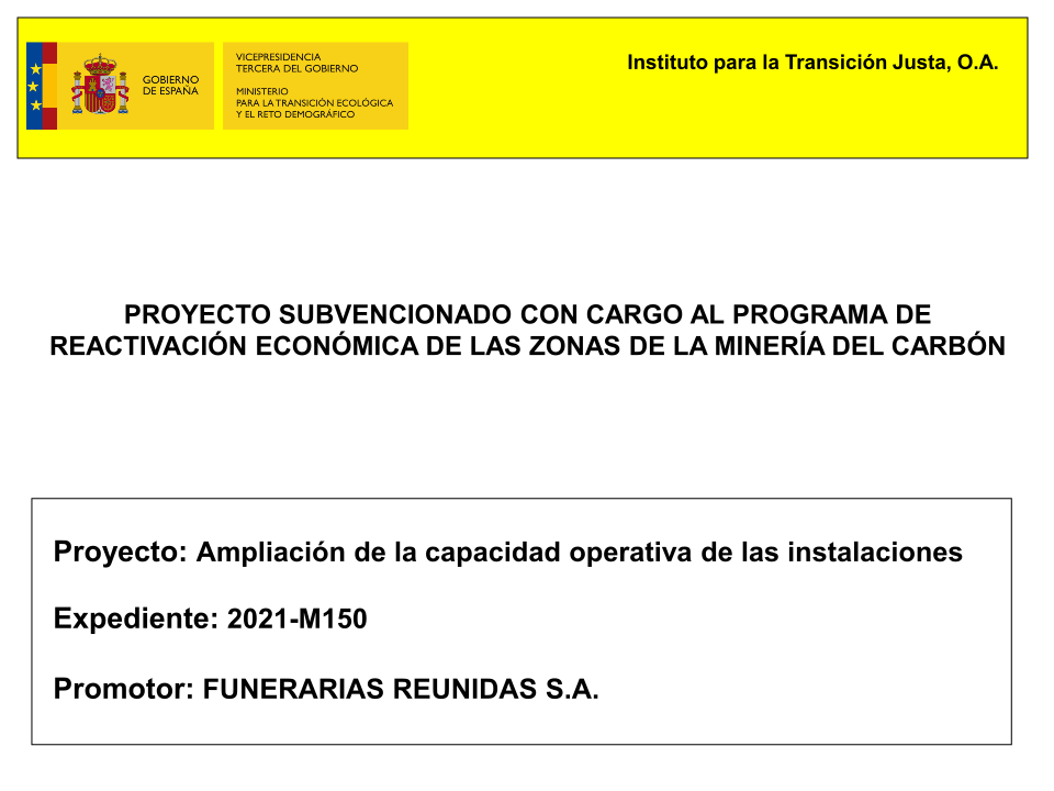 Ampliación de la capacidad operative de las instalaciones
